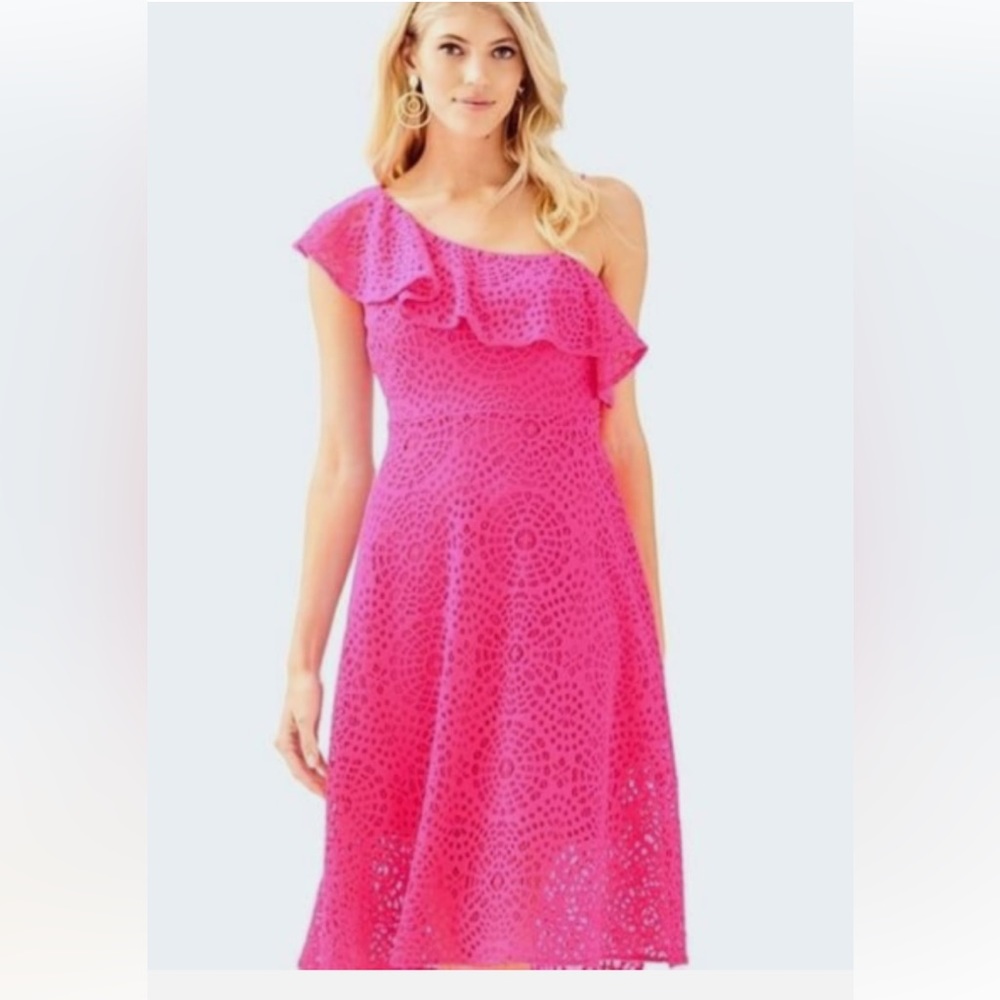 NWT Lilly Pulitzer Pink Cosmo Dress Size 2